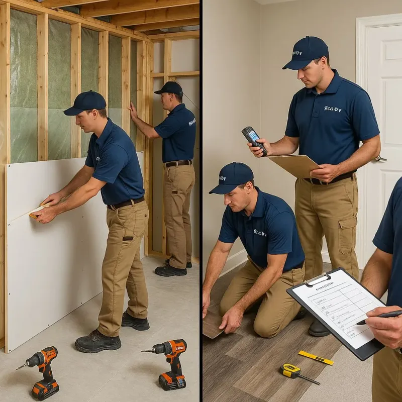 Repairs and Reconstruction process in Orion, IL